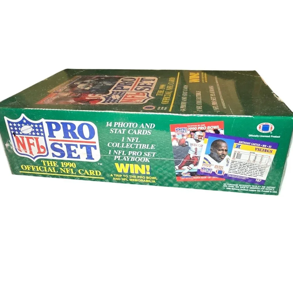 1990 NFL Pro Set Official Football Cards Box NEW SEALED BA10